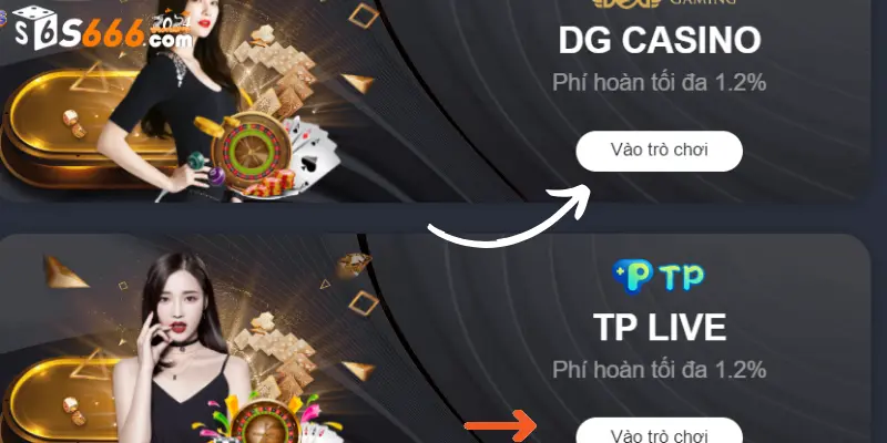 Hướng dẫn cách thức tham gia game casino trực tuyến hay S666 cho newbie